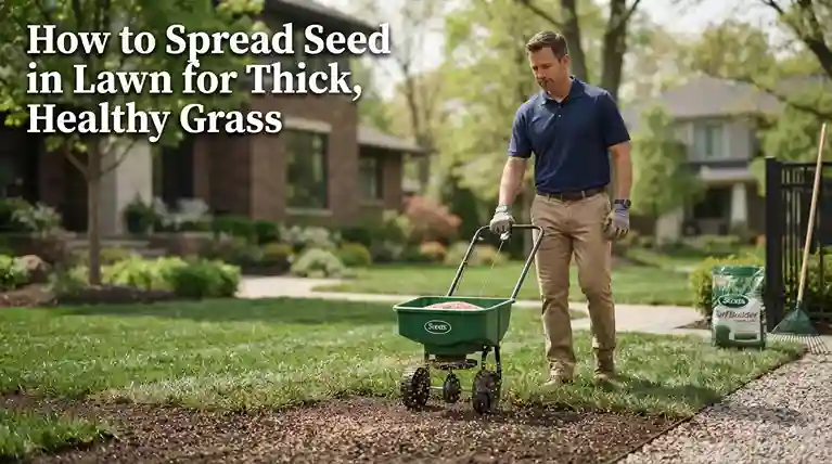 How to Spread Seed in Lawn