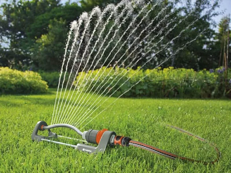 deep watering lawn