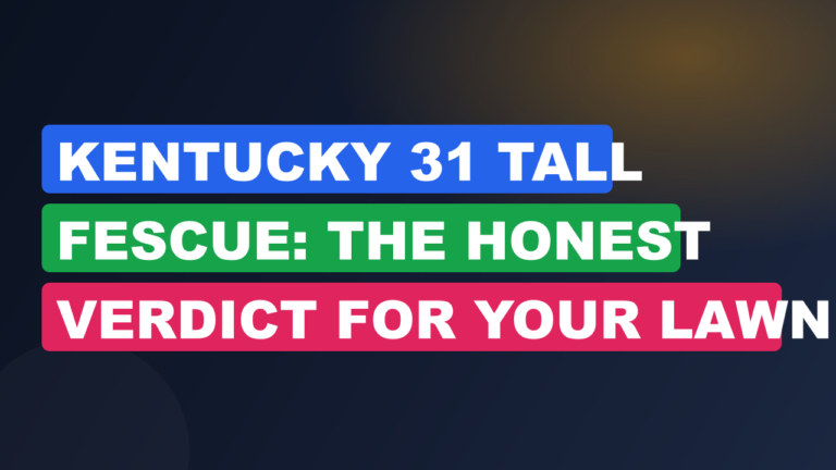 Kentucky 31 Tall Fescue: The Honest Verdict for Your Lawn in 2026