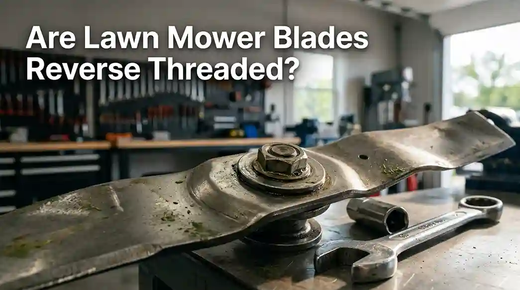 Are Lawn Mower Blades Reverse Threaded