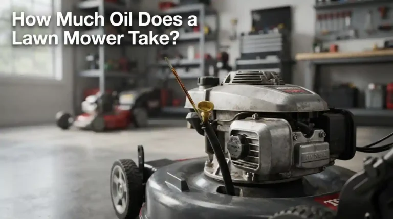 How Much Oil Does a Lawn Mower Take