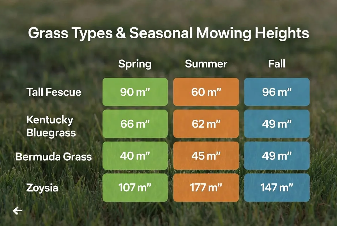 seasonal height recommendations